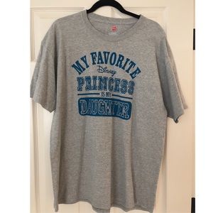 Men’s Disney daughter princess T-shirt xl